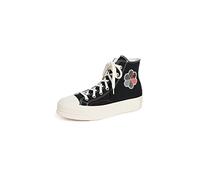 Converse Chuck Taylor All Star Lift - Tenis Deportivos para Mujer, Negro/Garza/Rojo, Talla 6 M de EE. UU