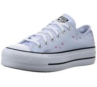 Converse Chuck Taylor All Star Lift - Zapatos con cordones para mujer, Azul pastel, 37.5 EU
