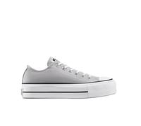 Converse Chuck Taylor All Star Lift - Zapatos con cordones para mujer, Gris medio, 37.5 EU