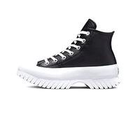 CONVERSE Chuck Taylor All Star Lugged 2.0 Leather, Sneaker Hombre, Negro Egret Blanco, 37 EU