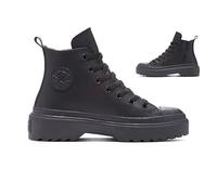 CONVERSE Chuck Taylor All Star Lugged Lift Platform Leather, Sneaker, Negro, 36 EU