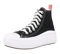 CONVERSE Chuck Taylor All Star Move Canvas Platform, Sneaker, Negro Rosa Salt Blanco, 37.5 EU