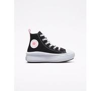 Converse Chuck Taylor All Star Move Platform Canvas Zapatillas Altas para Mujeres en Negro/sal Rosa, Talla EU 31.5 Negro/sal Rosa EU 31.5