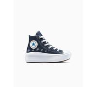 Converse Chuck Taylor All Star Move Platform Doodle Stars Canvas Zapatillas Altas para Mujeres en Navy/navy, Talla EU 27 Navy/navy EU 27