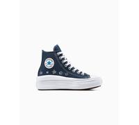 Converse Chuck Taylor All Star Move Platform Doodle Stars Canvas Zapatillas Altas para Mujeres en Navy/navy, Talla EU 35.5 Navy/navy EU 35.5