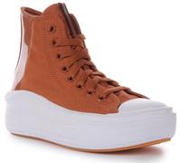 CONVERSE Chuck Taylor All Star Move Platform Tortoise, Sneaker Mujer, Tawny Owl Black White, 36.5 EU
