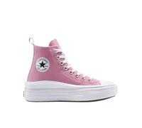 Converse Chuck Taylor All Star Move - Tenis unisex con plataforma para niños grandes, Cliffside Rose/Blanco/Negro, 7 Big Kid