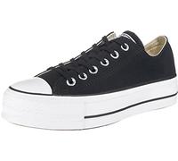 Converse Chuck Taylor Ctas Lift Ox Canvas, Zapatillas Mujer, Negro (Black), 42.5 EU