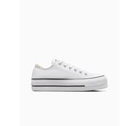 Converse Chuck Taylor All Star Platform Canvas Zapatillas Corte Bajo para Mujeres en Blanco/negro, Talla EU 39.5 Blanco/negro EU 39.5