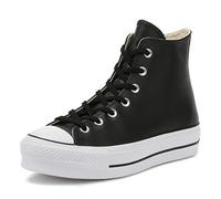 Converse CHUCK TAYLOR ALL STAR LIFT CLEAN LEATHER HI mujer Negro 35