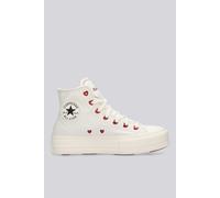 Converse - Sneakers mujer - Chuck Taylor All Star Lift High Vintage White/Egret/Days Ahead para Mujer - Talla 40 - Blanco Blanco 40