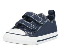 Converse Chuck Taylor CT 2V Ox Zapatillas de Estar por casa, Bebé-niños, Azul (Athletic Navy/White 412), 19 EU (3 Infantil UK)