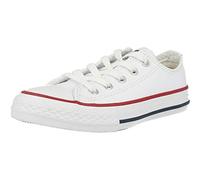 Converse Chuck Taylor CT Ox, Zapatillas Unisex niño, Blanco (White/Garnet/Navy 158), 35 EU