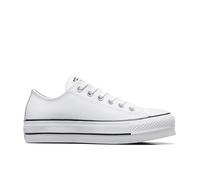 Converse Zapatillas Mujer Chuck Taylor All Star Lift Clean Ox Cuero Blanco 36 1/2
