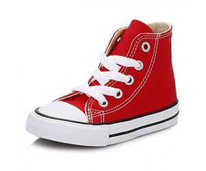Converse Chuck Taylor Inft C/T Allstar Hi Zapatillas de Estar por casa, Bebé-niños, Rojo (Red 600), 18 EU (2 Infantil UK)