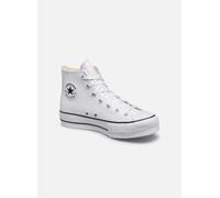 Converse Chuck Taylor CTAS Lift Clean Hi, Zapatillas Altas Mujer, Weiß White Black White 102, 36.5 EU