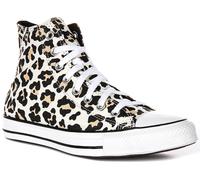 Converse Chuck Taylor Todo Estampado Estrellas Moda Mujer Zapatillas En Leopardo