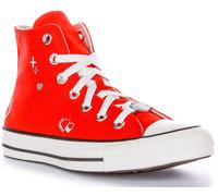 Converse A09116C Chuck Taylor Y2K Silicona Corazón Hi Top Negro Mujeres EU 36-42