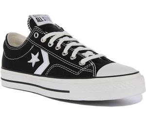 Converse Chucks 159741C Star Player OX Black Black Egret Honey, Negro Vintage Blanco Negro, 37.5 EU