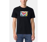 Converse Comic T-shirt Black Talla: S | Camisetas con Decoración Impresa Outlet | Hombre | Negro