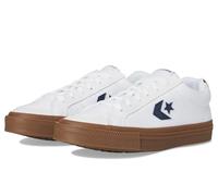 Converse Sport Casual Canvas Zapatillas Corte Bajo en Blanco/azul Marino, Talla EU 43 Blanco/azul Marino EU 43