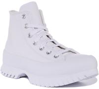 Converse CT ALL STAR Lugged Hi Trainer Para Mujeres En Blanco UK 3-8