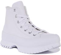 Converse CT ALL STAR Lugged Hi Trainer Para Mujeres En Blanco UK 3-8