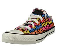 Converse CTAS - Ox - Negro/Bold Mandarin/Blanco Canvas