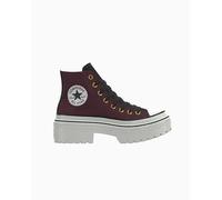 Converse Custom Chuck Taylor All Star Lugged Heel Platform By You Red, Brown Deep Bordeaux 35
