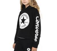 CONVERSE FELPA SENZA ZIP BAMBINA NERO