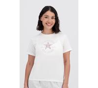 Converse Floral Star - Blanco - Camiseta Mujer talla XS