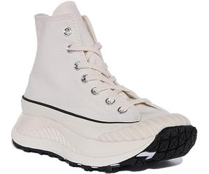 Converse Hombres Tenis Azules y Blancos García 2E+1 mm Chuck 70 At-cx-canvas Otoño/Invierno 2023 Unisex-Adultos Retro Completo Plano Puntera Cap Toe Cálido SLIPPER