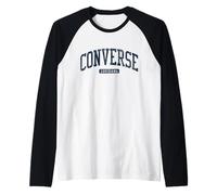 Converse Louisiana LA College University Style Azul Camiseta Manga Raglan