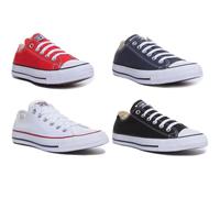 Converse M7652C Ox All Star Low Top Lace Up Mujer Trainer En Blanco EU 36-41