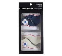 Converse MC0001 - Set de regalo para bebé (2 unidades), color gris y rojo, rojo/gris, 6-12 Meses