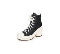 Converse Chuck 70 De Luxe Heel Canvas Zapatillas Altas para Mujeres en Negro/garza, Talla EU 36 Negro/garza EU 36