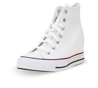 Converse Chuck Taylor All Star Classic Wedge Platform Canvas Zapatillas Altas para Mujeres en Blanco/rojo, Talla EU 37.5 Blanco/rojo EU 37.5