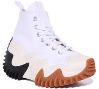 CONVERSE 171546C Run Estrella Movimiento Zapatillas Hi Top Blanco Talla 2.5-13