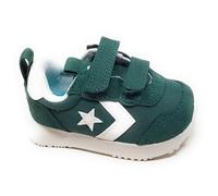 Converse Omega Trainer - Zapatillas para niño A16419C verde y blanco de doble con suela amortiguada, Verde y blanco., 20 EU