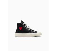 Converse PLAY Comme des Garçons Single Heart Chuck 70 Black Black/Egret/Red 33.5