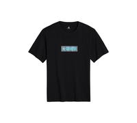 Converse Retro Block Logo T-shirt Black Talla: S | Camisetas con Decoración Impresa Outlet | Hombre | Negro