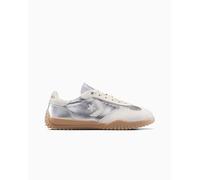 Converse Run Star Trainer Metallic Canvas Zapatillas Corte Bajo en Plata Común, Talla EU 41 Plata Común EU 41