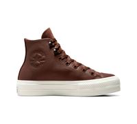 Converse - Sneaker High Top Icónico con Tacón Ancho - Shoes - Mujer - Marrón - 40 EU -