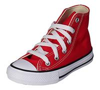 Converse Youths Chuck Taylor All Star Hi Zapatillas de tela, Unisex - Infantil, Rojo, 34