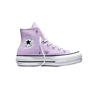 Converse - Sneakers mujer - Chuck Taylor All Star Lift High Lavender Latte/White/Black para Mujer - Talla 38 - Púrpura Púrpura 38
