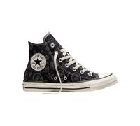 Converse - Sneakers mujer - Chuck Taylor All Star Paisley Pop High Black/Dark Matter para Mujer - Talla 37.5 - Negro Negro 37.5