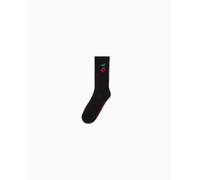 Converse Star Chevron Cherry Crew Socks en Negro, Talla L Calcetines