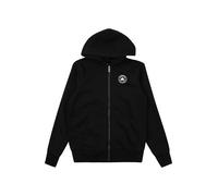 CONVERSE Sudadera con cremallera negro / blanco 128-140 negro / blanco