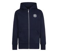 Converse Sudadera con cremallera y capucha de felpa. Talla 153/159 cm (13/15 años). Color Azul