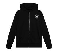Converse Sudadera para Niños con Capucha y Cremallera Sustainable Core Negro, Negro, 12-13 Years